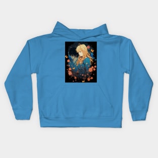 your lie in april anime graphic tee Kids Hoodie